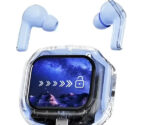 Air Max LCD Display Transparent Earbuds