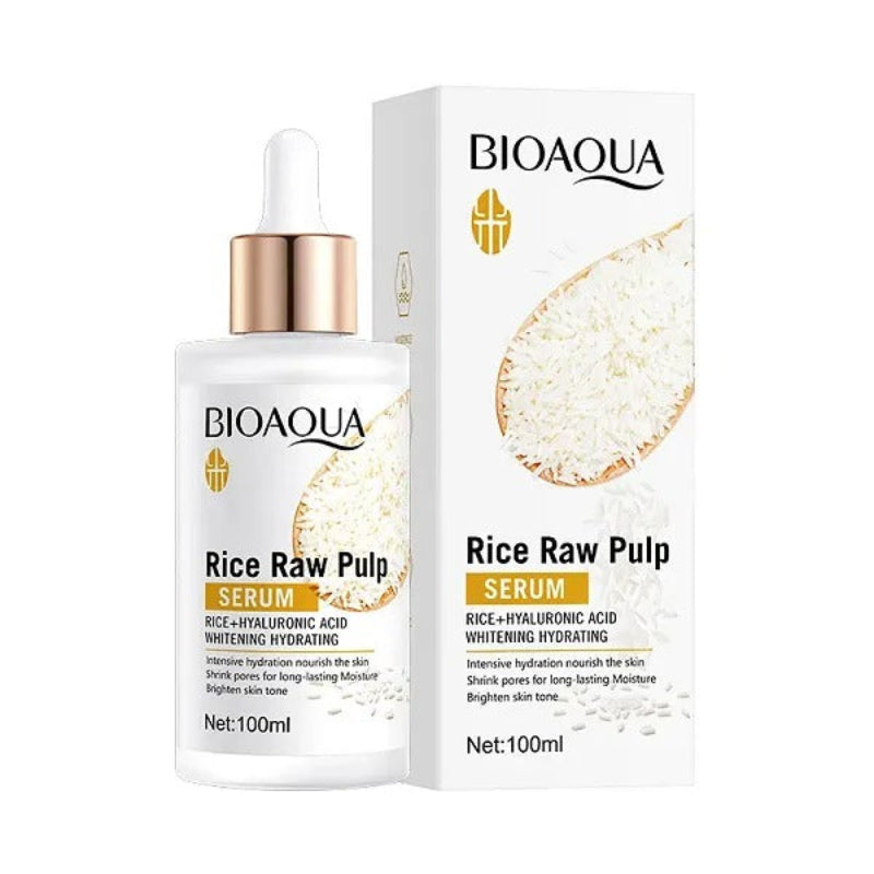 BIOAQUA Hyaluronic Acid & Rice Raw Pulp Essence Face Serum - 100ml