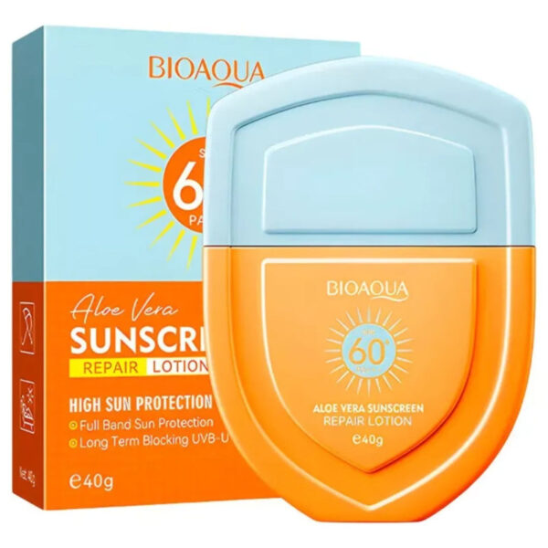 Bioaqua Spf60+ Pa+++ Aloe Vera Sunscreen Repair Lotion 40g