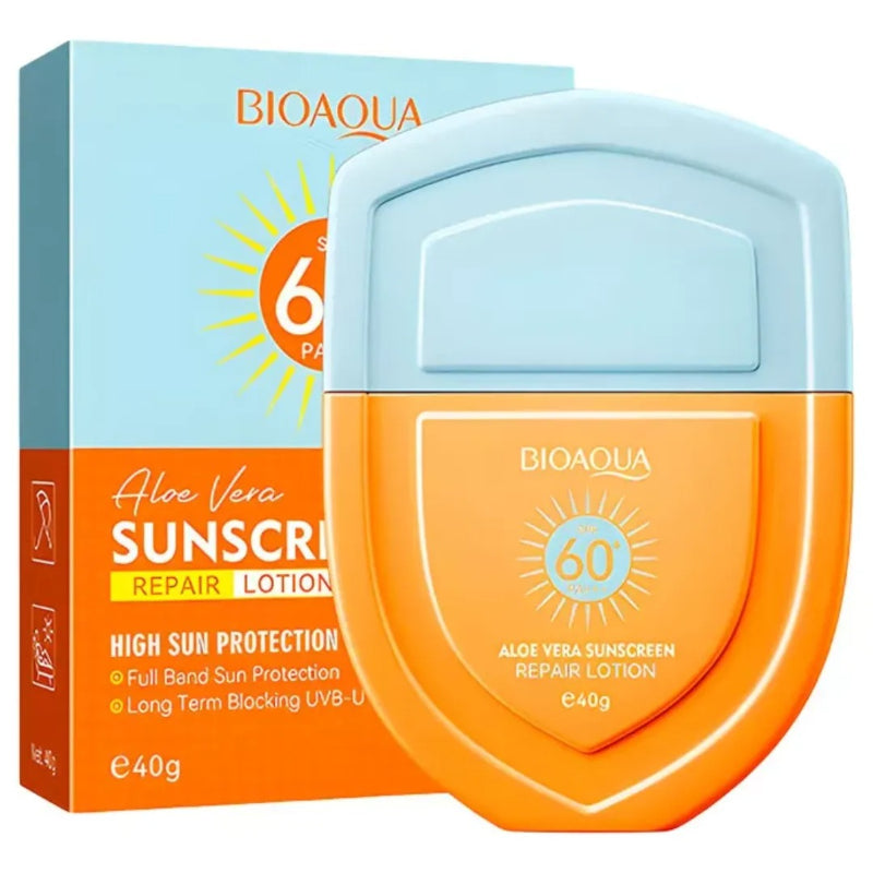 Bioaqua Spf60+ Pa+++ Aloe Vera Sunscreen Repair Lotion 40g