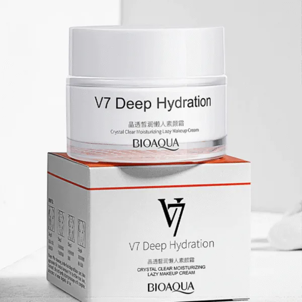 BIOAQUA V7 Deep Hydration Moisturizing Cream - 7 Vitamin Complex & Collagen - 50ml