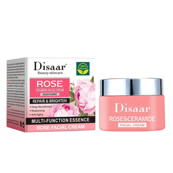 Disaar Rose Ceramide Repair and Brightening Facial Cream - 50g