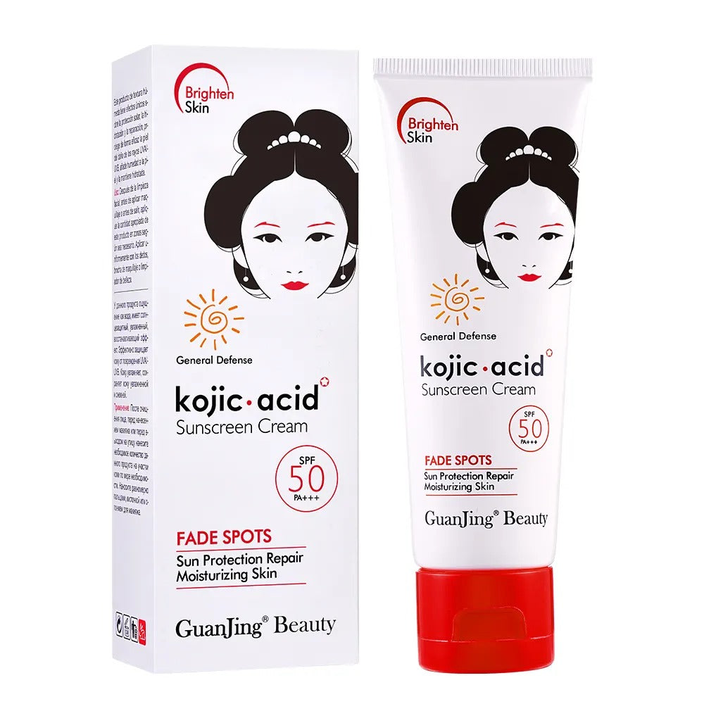 GUANJING Kojic Acid Fade Spots SPF 50 Sunscreen Cream 80g