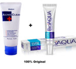 Pack of 2 Mistine Acne Clear Facial Foam and Bioaqua Acne Cream
