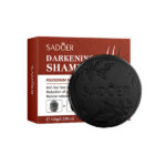 Sadoer Darkening Shampoo Soap - Natural Hair Color Restoration & Anti-Hair Loss - 100g