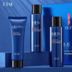 Veze Men's 3-in-1 Skincare Gift Set - Oil Control Cleanser, Toner & Lotion