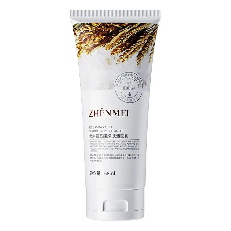 Zhenmei Rice Amino Acid Moisturizing Facial Cleanser - 168ml